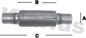 Klarius 110538 - Гофрированная труба, выхлопная система autosila-amz.com