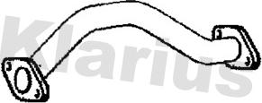 Klarius 110705 - Труба выхлопного газа autosila-amz.com