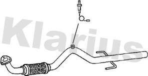 Klarius 130475 - Труба выхлопного газа autosila-amz.com