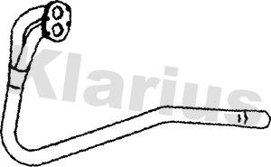 Klarius 130071 - Труба выхлопного газа autosila-amz.com
