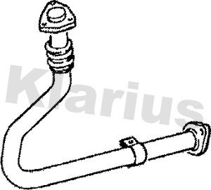 Klarius 130159 - Труба выхлопного газа autosila-amz.com