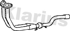 Klarius 120011 - Труба выхлопного газа autosila-amz.com