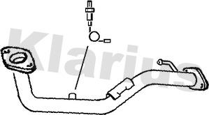 Klarius 120399 - Труба выхлопного газа autosila-amz.com