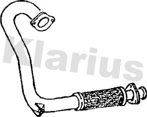 Klarius 120307 - Труба выхлопного газа autosila-amz.com