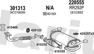 Klarius 120273E - Система выпуска ОГ autosila-amz.com