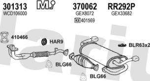 Klarius 120273U - Система выпуска ОГ autosila-amz.com