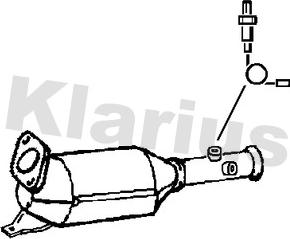 Klarius 390505 - Сажевый / частичный фильтр, система выхлопа ОГ autosila-amz.com