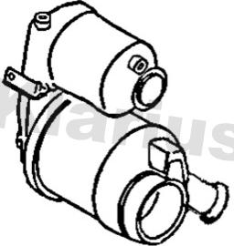 Klarius 390524 - Сажевый / частичный фильтр, система выхлопа ОГ autosila-amz.com