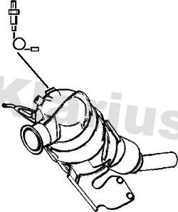 Klarius 390579 - Сажевый / частичный фильтр, система выхлопа ОГ autosila-amz.com