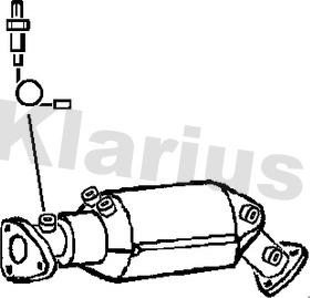 Klarius 390699 - Сажевый / частичный фильтр, система выхлопа ОГ autosila-amz.com