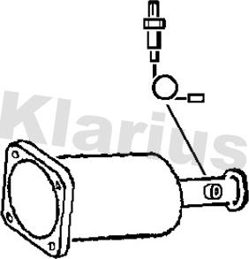 Klarius 390110 - Сажевый / частичный фильтр, система выхлопа ОГ autosila-amz.com