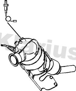 Klarius 390127 - Сажевый / частичный фильтр, система выхлопа ОГ autosila-amz.com