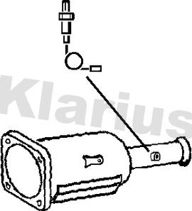 Klarius 390235 - Сажевый / частичный фильтр, система выхлопа ОГ autosila-amz.com