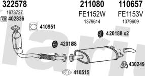 Klarius 362219E - Система выпуска ОГ autosila-amz.com