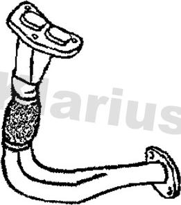 Klarius 301467 - Труба выхлопного газа autosila-amz.com