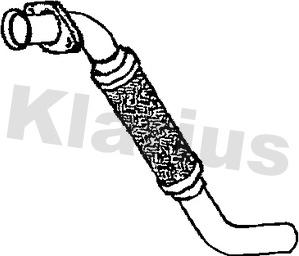Klarius 301407 - Труба выхлопного газа autosila-amz.com