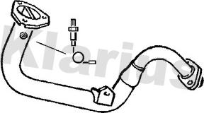 Klarius 301482 - Труба выхлопного газа autosila-amz.com