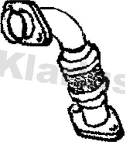 Klarius 301810 - Труба выхлопного газа autosila-amz.com