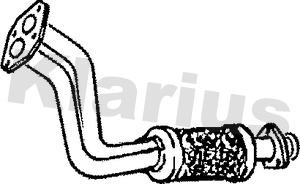 Klarius 301307 - Труба выхлопного газа autosila-amz.com