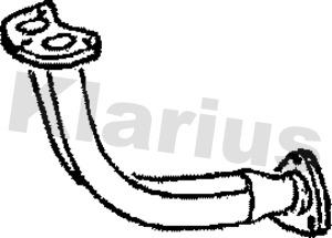 Klarius 301316 - Труба выхлопного газа autosila-amz.com