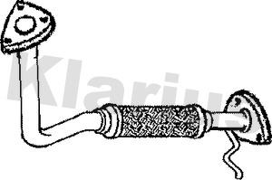 Klarius 301338 - Труба выхлопного газа autosila-amz.com