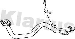 Klarius 301328 - Труба выхлопного газа autosila-amz.com