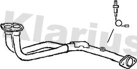 Klarius 301205 - Труба выхлопного газа autosila-amz.com