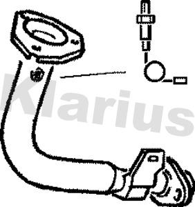 Klarius 301289 - Труба выхлопного газа autosila-amz.com