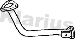 Klarius 302061 - Труба выхлопного газа autosila-amz.com