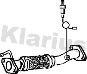 Klarius 302151 - Труба выхлопного газа autosila-amz.com