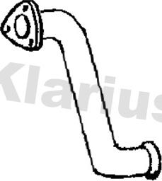 Klarius 302108 - Труба выхлопного газа autosila-amz.com