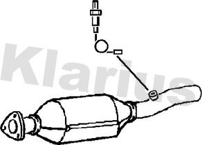 Klarius 311984 - Катализатор autosila-amz.com