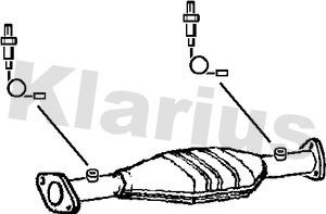 Klarius 311477 - Катализатор autosila-amz.com