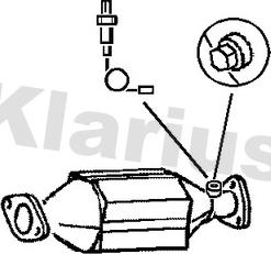 Klarius 311692 - Катализатор autosila-amz.com