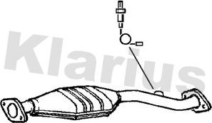 Klarius 311629 - Катализатор autosila-amz.com