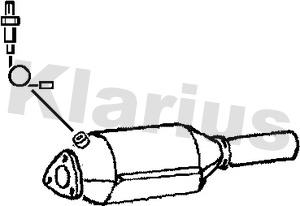 Klarius 311138 - Катализатор autosila-amz.com