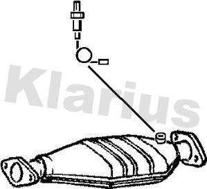 Klarius 311850 - Катализатор autosila-amz.com