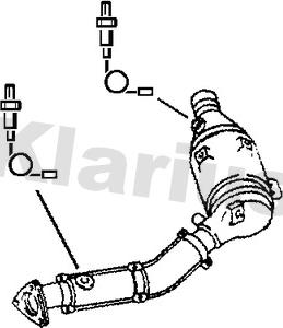 Klarius 322508 - Катализатор autosila-amz.com