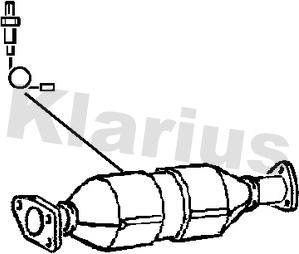 Klarius 311836 - Катализатор autosila-amz.com