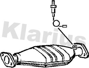 Klarius 311717 - Катализатор autosila-amz.com