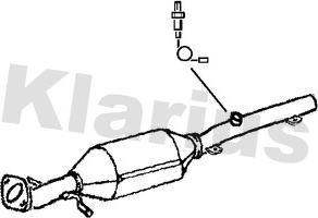 Klarius 311728 - Катализатор autosila-amz.com