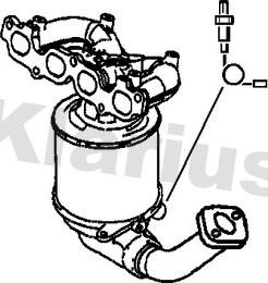 Klarius 312905 - Катализатор autosila-amz.com