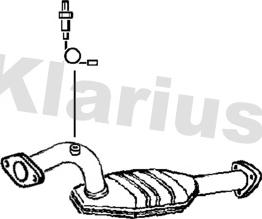 Klarius 312474 - Катализатор autosila-amz.com