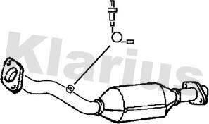 Klarius 312509 - Катализатор autosila-amz.com