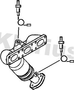 Klarius 312898 - Катализатор autosila-amz.com