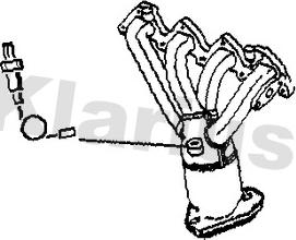 Klarius 321796 - Катализатор autosila-amz.com