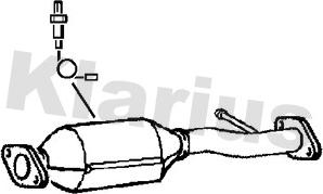 Klarius 312801 - Катализатор autosila-amz.com