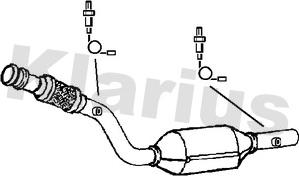 Klarius 312887 - Катализатор autosila-amz.com