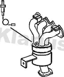 Klarius 380508 - Катализатор autosila-amz.com