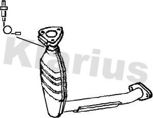 Klarius 380077 - Катализатор autosila-amz.com